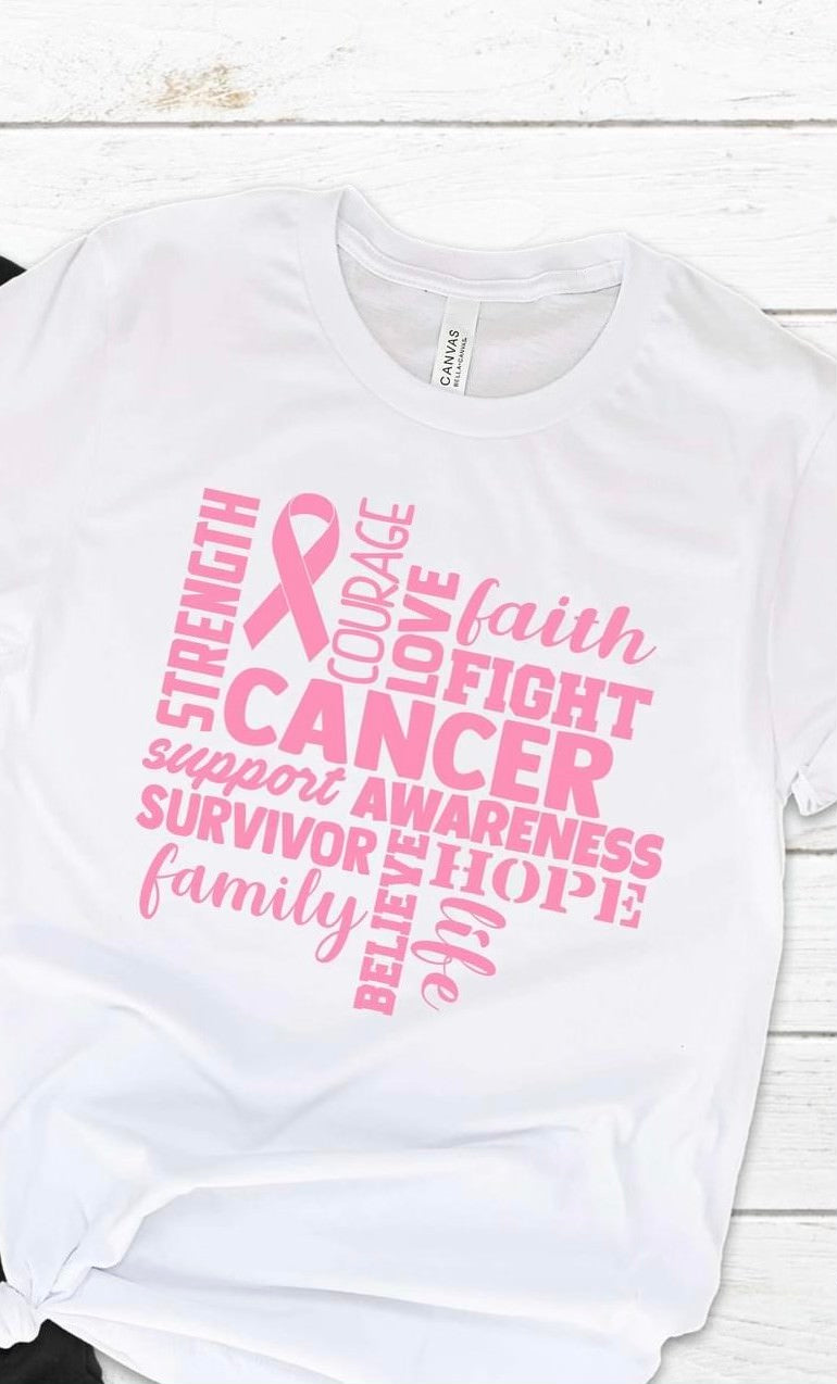 Cancer Words Tee