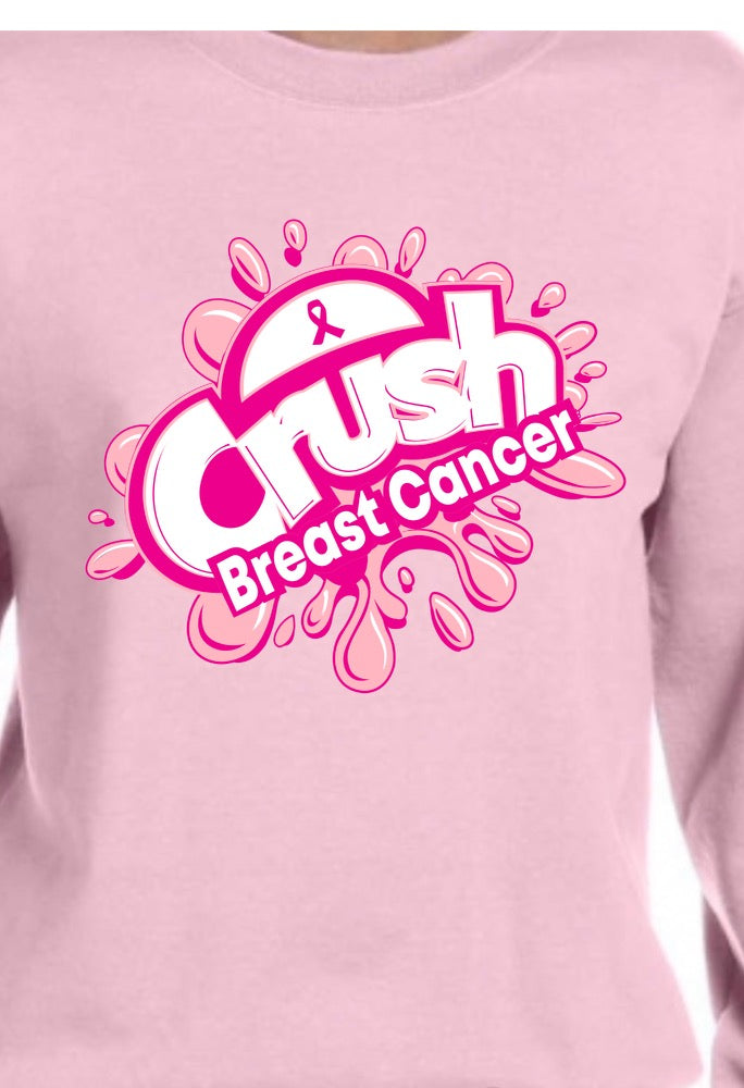 Crush Breast Cancer Long Sleeve Fleece